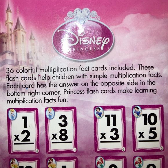 Disney Princess learning cards bundle 2009 - Picture 2 of 3